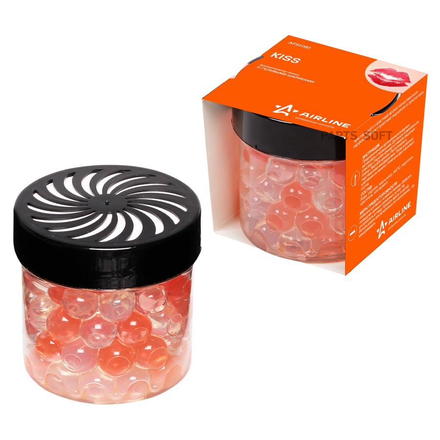 Ароматизатор на панель (Kiss/Поцелуй) "AIRLINE" (гелевые шарики) - AIRLINE None None